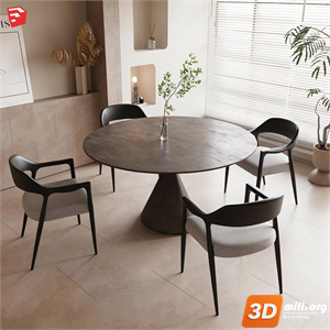 Dining Table Set Skp Files